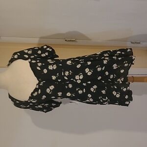 Zara mini dress, black, size m